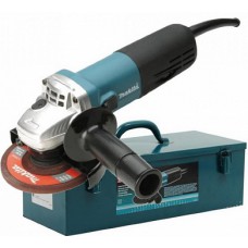 Makita 9558HNR leņķa slīpmašīna + metāla korpuss